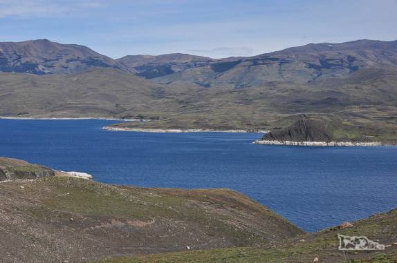 Lago Sarmiento, no parque Nacional Torres del Paine, no sul do Chile